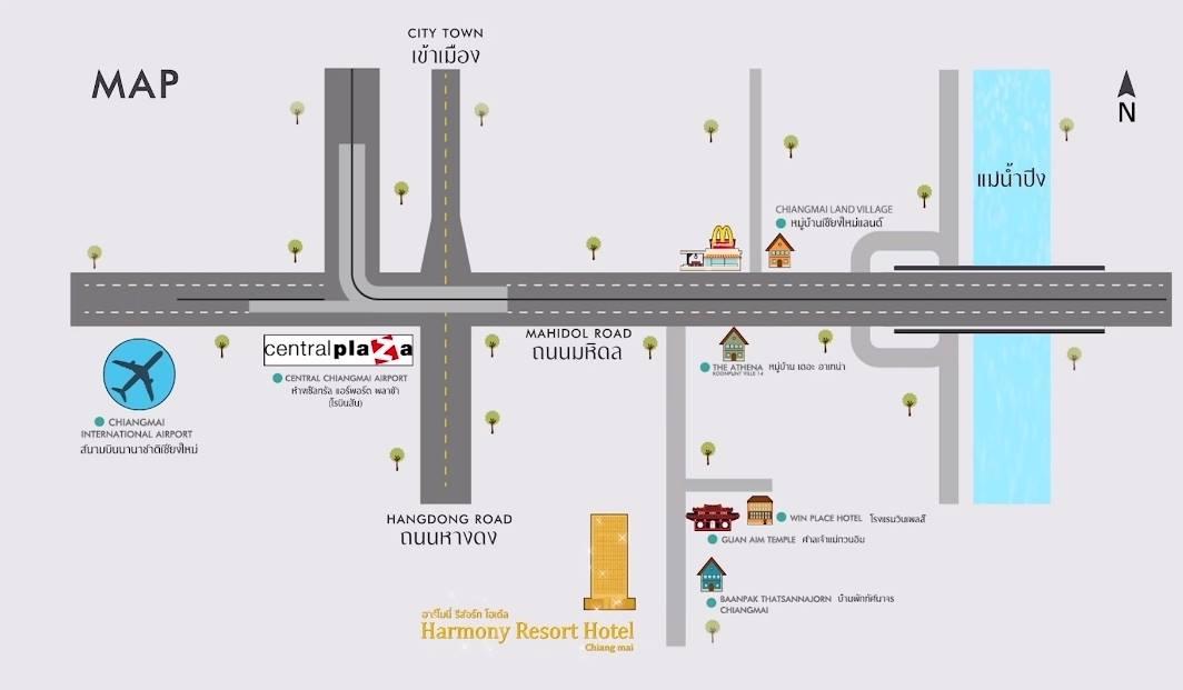Harmony Resort Hotel Chiang Mai Esterno foto